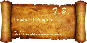 Theobald Poppea névjegykártya